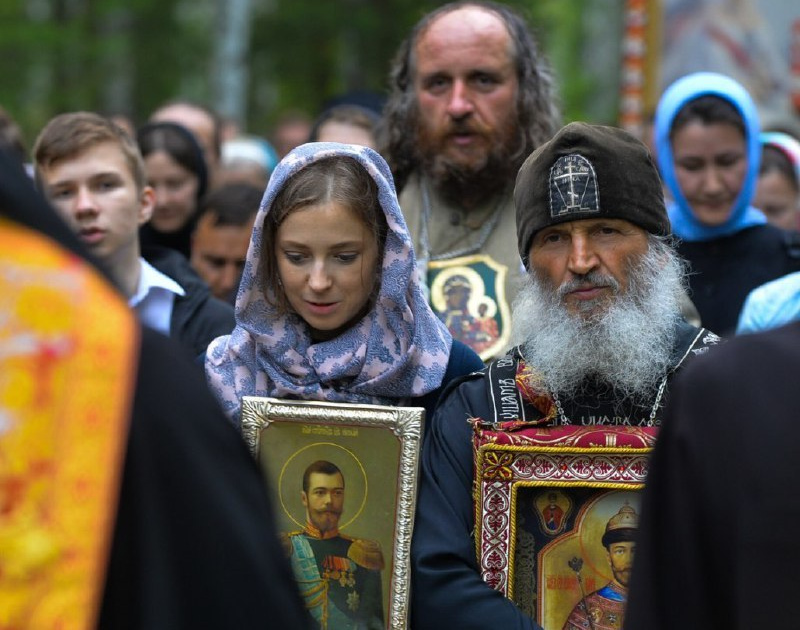 Наталия Полонская в храме