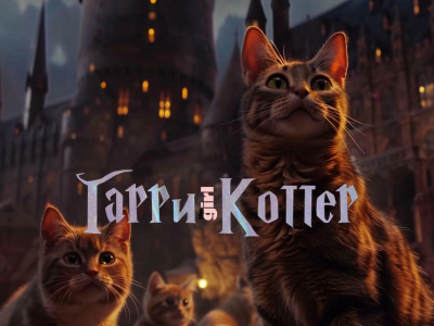 «Гарри Коттер»: нейросеть показала кадры из фильма про котика